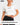 ALPHA GYM STATEMENT Cropped Tee Weiß-Schwarz – Detail: Strapazierfähiger Materialmix