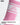 ALPHA GYM Performance Crew Socks Pink-Weiß – Detail: Weiches & atmungsaktives Material