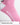 ALPHA GYM Performance Crew Socks Pink-Weiß – Detail: Bequeme Crew-Länge