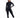 ''VALORA'' SHAPING ZIP JACKET BLACK