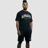 COLLEGE Oversized Fitness T-Shirt – Black