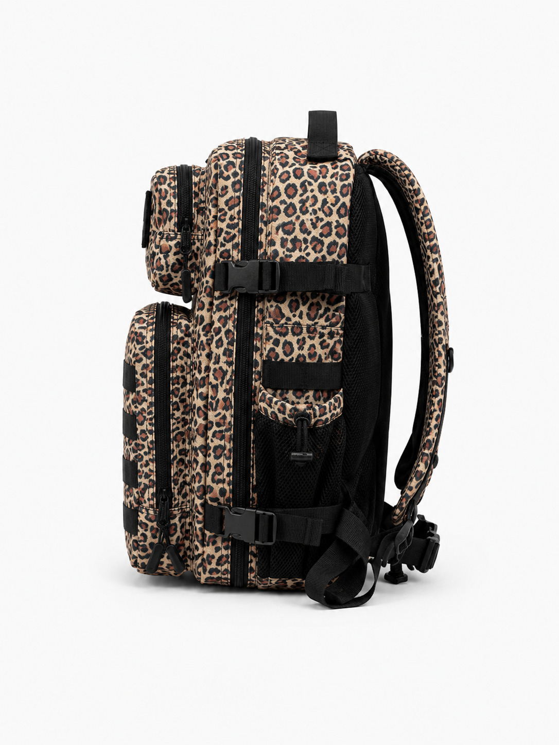 ALPHA GYM Gym Backpack 45L with Laptop Compartment – Military Leopard – mit Laptopfach
