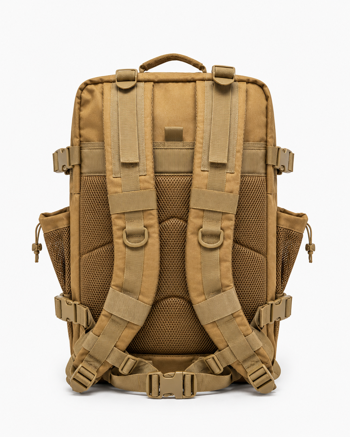 ALPHA GYM Gym Backpack 45L with Laptop Compartment – Military Desert Tan – mit Laptopfach