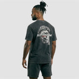 INVICTUS Oversized Fitness T-Shirt – Grey Washed