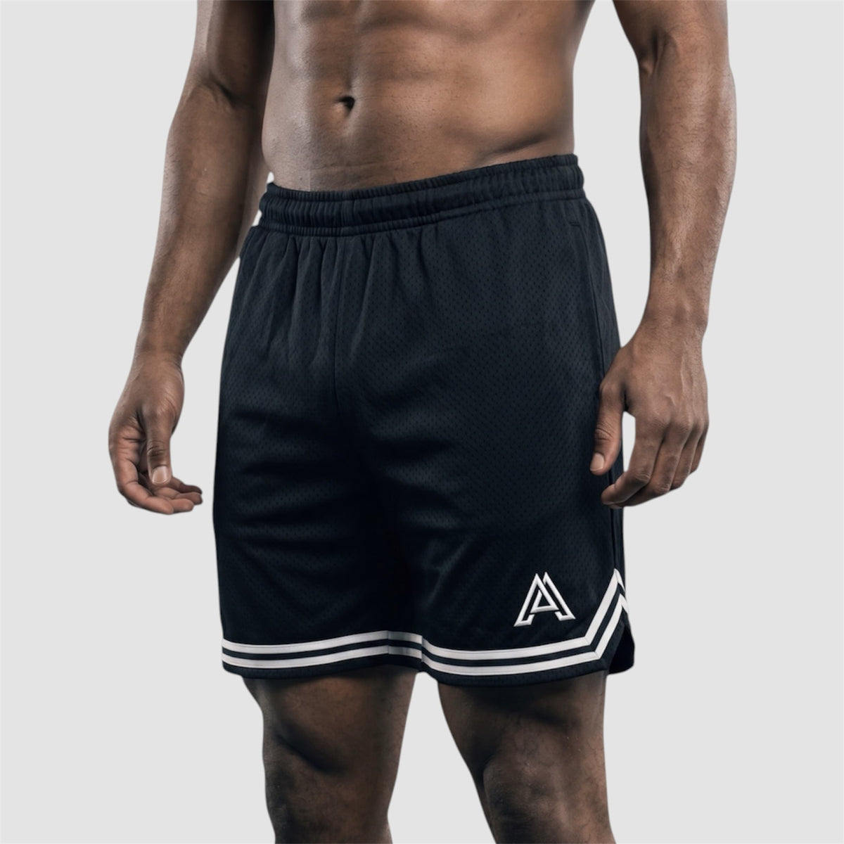 LEGACY Mesh Shorts – Black – Produktansicht