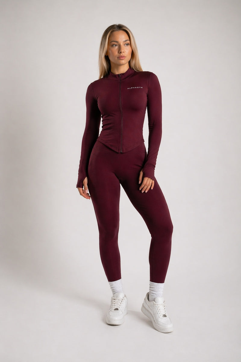 ALPHA GYM VALORA Set Plum Purple – Ansicht 2