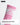 ALPHA GYM Performance Crew Socks Pink/White – Detail: Eingestricktes Logo