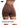 ALPHA GYM ILAYA Scrunch Shorts Mahogany – Detail: Scrunch-Rückseite