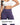 ALPHA GYM MOKEL Seamless Scrunch Leggings Dark Purple – Detail: High-Waist-Bund