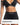 ALPHA GYM VARIJA Scrunch Shorts Black – Detail: V-Shaped Waistband