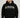 COLLEGE Oversized Fitness Hoodie – Black