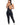 ALPHA GYM AUREA Jumpsuit Long Schwarz – Ansicht 2