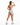 ALPHA GYM AUREA V-Back Scrunch Jumpsuit Short Sand – Ansicht 2
