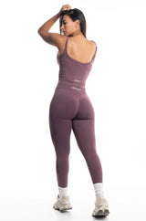 AYLA Seamless Scrunch Leggings – Mulberry