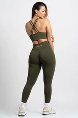 BEVON Seamless Leggings – Green