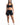 ALPHA GYM ILAYA Scrunch Shorts Schwarz – Ansicht 2