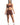 ALPHA GYM ILAYA Scrunch Shorts Mahogany – Ansicht 2