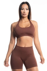 ILAYA Sport Bra – Mahogany