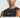 ALPHA GYM GRIT Cutted Tee Schwarz-Weiß – Detail: Oversized Fit mit roh geschnittenen Ärmeln