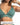 ALPHA GYM VARIJA Sport Bra Green – Detail: V-neckline