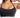 ALPHA GYM NOYA Sport Bra Schwarz – Detail: Nahtloses Material mit Peach-Finish