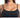 ALPHA GYM AYLA Seamless Sport Top Schwarz – Detail: Integrierte, herausnehmbare Pads