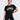 ALPHA GYM "COLLEGE" OVERSIZED WOMEN T-SHIRT BLACK ALPHA GYM