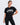 ALPHA GYM "COLLEGE" OVERSIZED WOMEN T-SHIRT BLACK ALPHA GYM