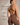 ''AUREA'' V-BACK SCRUNCH JUMPSUIT LONG MAHOGANY ALPHA GYM