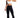 "ONAJ" SEAMLESS FLARED LEGGINGS BLACK
