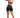 "ILAYA" SCRUNCH SHORTS BLACK