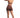 "ILAYA" SCRUNCH SHORTS MAHOGANY
