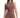''AUREA'' V-BACK SCRUNCH JUMPSUIT SHORT MAHOGANY