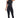 ''AUREA'' V-BACK SCRUNCH JUMPSUIT LONG BLACK