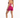 "ILAYA" SCRUNCH SHORTS BERRY - ALPHA GYM