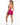 "ILAYA" SCRUNCH SHORTS BERRY - ALPHA GYM