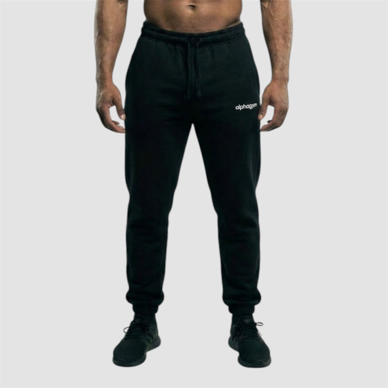 ALPHA GYM STUDIO Sports Pants Black – Men's Gym Joggers