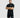 ALPHA GYM "REG LOGO" OVERSIZED FITNESS T-SHIRT BLACK/WHITE ALPHA GYM