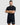 ALPHA GYM "PRESUS" OVERSIZED FITNESS T-SHIRT BLACK/GREY ALPHA GYM