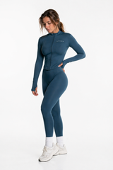 VALORA Shaping Zip Jacket – Petrol