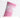 ALPHA GYM Performance Crew Socks Pink/White – Detail: Eingestricktes Logo