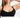 ALPHA GYM ONAJ Sport Bra Black – Detail: Elastisches Unterband