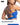 ALPHA GYM SOLENA Sport Bra Blue – Detail: Rückenausschnitt