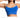 ALPHA GYM SOLENA Sport Bra Blue – Detail: Sitz vorne