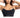 ALPHA GYM SOLENA Sport Bra Black – Detail: Sitz vorne
