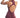 ''AUREA'' V - BACK SCRUNCH JUMPSUIT SHORT MERLOT - ALPHA GYM
