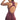 ''AUREA'' V - BACK SCRUNCH JUMPSUIT SHORT MERLOT - ALPHA GYM