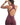 ''AUREA'' V - BACK SCRUNCH JUMPSUIT SHORT MERLOT - ALPHA GYM