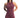 ''AUREA'' V - BACK SCRUNCH JUMPSUIT SHORT MERLOT - ALPHA GYM