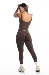 AYLA Seamless Scrunch Leggings – Mocha